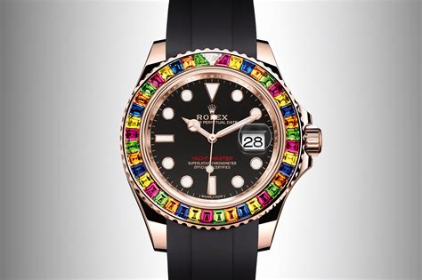 rolex yacht-master 40 with multi-color gem-set bezel replica|ablogtowatch rolex yachtmaster.